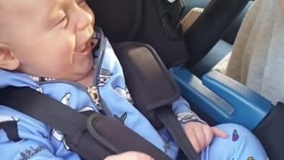 Sweet Baby Laughs Out Loud For The First Time