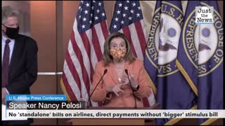 Pelosi says no 'standalone' bills on airlines, direct payments without 'bigger' stimulus bill