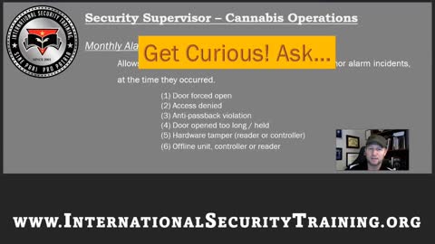 Monthly Alarm Study Report | Cannabis Security Operations | 348
