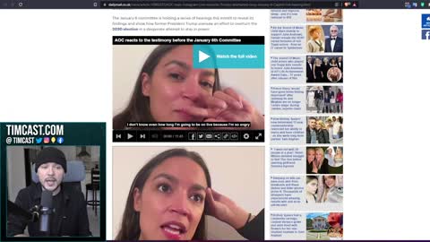 AOC CRIES Over January 6th Hearing For "Reliving" The Moment Despite NOT BEING THERE, Leftists LIED
