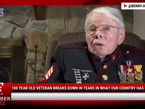 Watch 100 Year Old Veteran Breaks Down In Tears In What Our Country Has Become