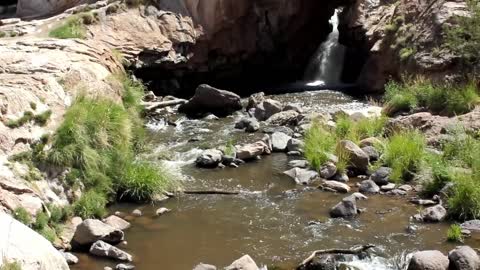 Soda Dam Waterfall - New Mexico