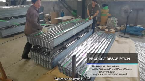Galvanized corrugated roofing sheet manufacturer in china