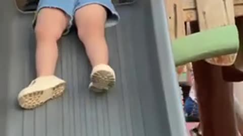a baby's test with a playground