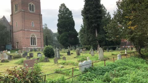Strange vision caught on camera inside ancient cemetery