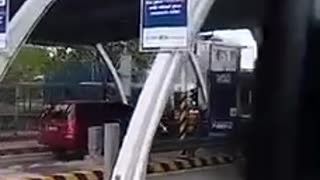 Skyway toll booth Philippines