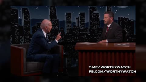 Joe Biden on the Jimmy Kimmel Show