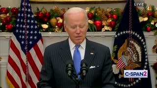 Biden is taking questions from a list of approved reporters