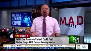 CNBC host Jim Cramer psychotic rant calling for universal vaccine mandate, enforced by the military