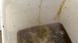 Homemade beeswax melter