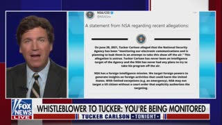 UPDATE: NSA Is NOT DENYING Spying on Tucker Carlson