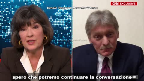 Intervista di Christiane Amanpour (CNN) a Dmitry Peskov (sub ITA - seconda parte)
