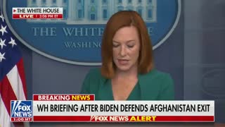 Psaki on Biden phone call with Ghani
