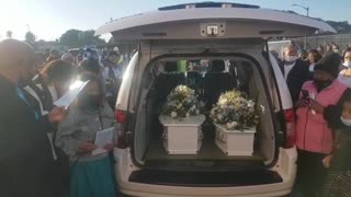 Funeral of Xache and Juane Ray Weideman