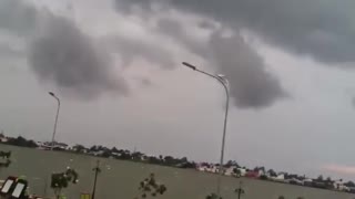 Students Scared by Close-by Lightning Strike