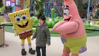 Spencer with SpongeBob and Patrick 2