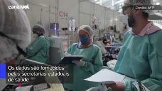 Brasil ultrapassa 450 mil óbitos de covid-19