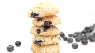 Chewy Blueberry Cookies