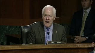 Senator John Cornyn confronts Garland about the DOJ memo