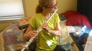 flute playing