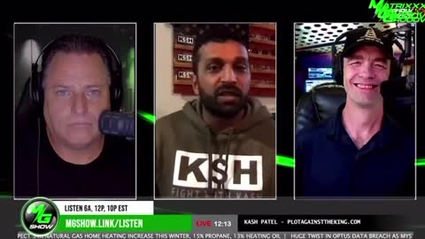 Kash Patel joins the @mgshowchannel and speaks on using WWG1WGA when signing his new book.