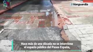 Deterioro Paseo España