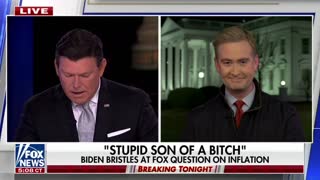 Peter Doocy wonders if the White House will bleep Biden calling him a "stupid son of a b*tch"