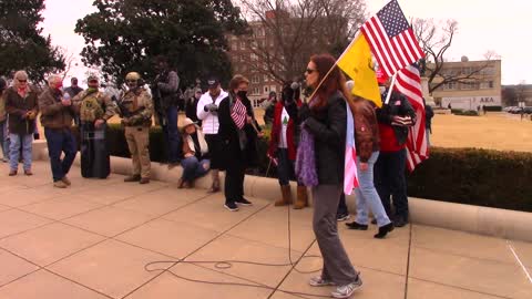 January 6th protest at the Arkansas State Capitol part 1