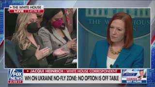 'Is There A Red Line?': Psaki Asked About Putin's Potential War Crimes