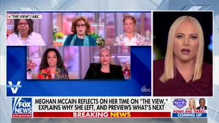 Meghan McCain Talks Toxic Environment on 'The View'