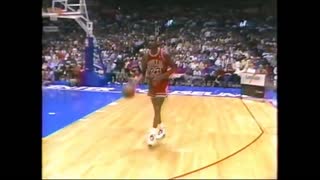Michael Jordan Free Throw Dunk