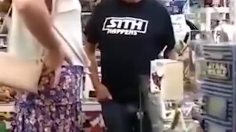 Old man confronts Transgender "woman" & says how Ridiculous it is
