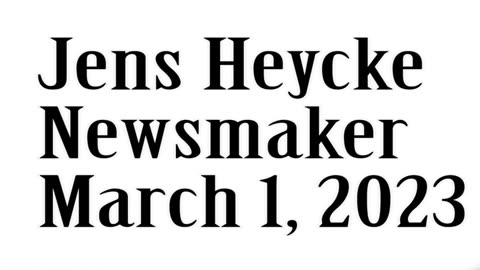 Wlea Newsmaker, March 2, 2023, Jens Heycke