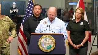 Governor DeSantis Delivers an 8:45 A.M. Update on Hurricane Ian