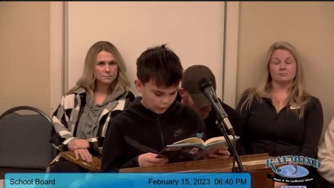 11 Year Old Reads Porno Book He Got In Maine School To School Board