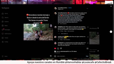 Esas Son Mi Gente Que Estan Engañando - Freedom Fighter Venezolano Responde Al Ver El Video Del Darién