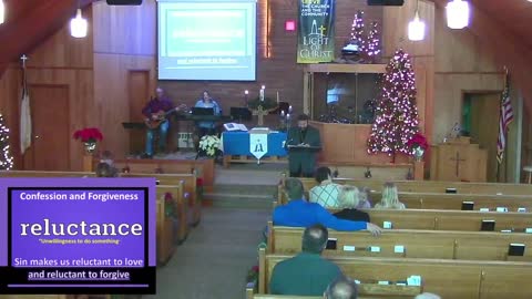 Advent - "For such a Time as this" Sermon - "Jesus comes with Grace and Forgiveness"