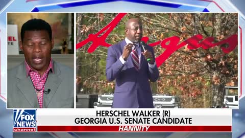 Herschel Walker addresses Georgia senate runoff with Raphael Warnock