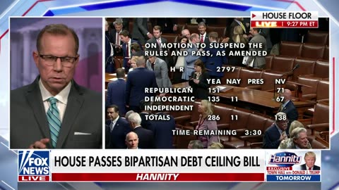 More Democrats voted for debt ceiling bill than did Republicans: Chad Pergram