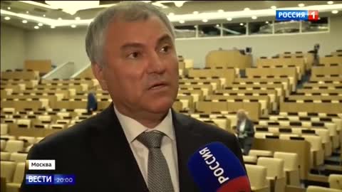 Wolodin: "Alle diejenige die Waffen, Kriegstechnik und Söldner in die Ukraine schicken...