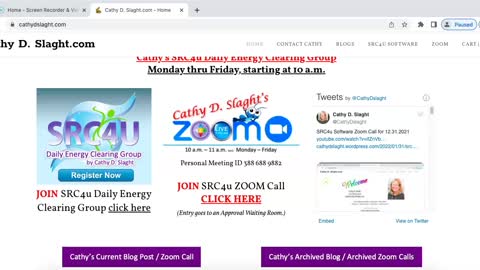 SRC4U Software Zoom Call 4 12 2022 by Cathy D. Slaght