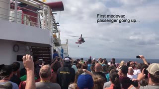 Carnival Magic Coast Guard Medivac 040717