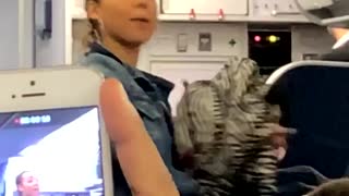 Unruly Airline Passenger Makes a Scene