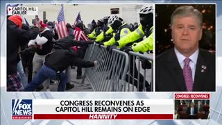 Sean Hannity Condemns Violence Inside the U.S. Capitol, Says Real Trump Supporters Condemn It