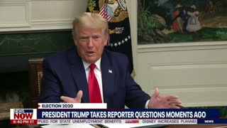 President Trump goes off on reporter + full press conference.