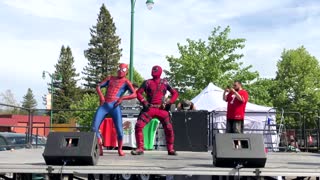 Super Heroes Dancing