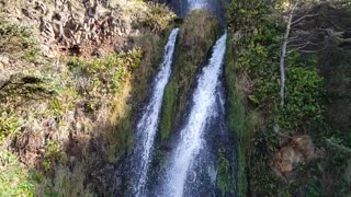 Oregon coast waterfall