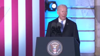 Biden Calls For Putin's Removal
