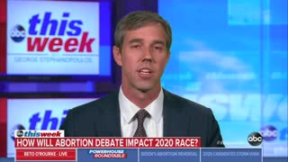 Beto O'Rourke talks about abortion