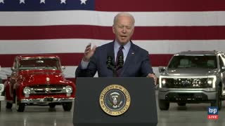 Joe Biden Malfunctions in Major Way During Disaster Speech in Michigan